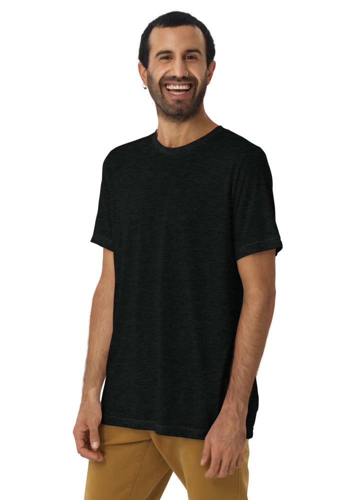 Solid Black Triblend 3XL
